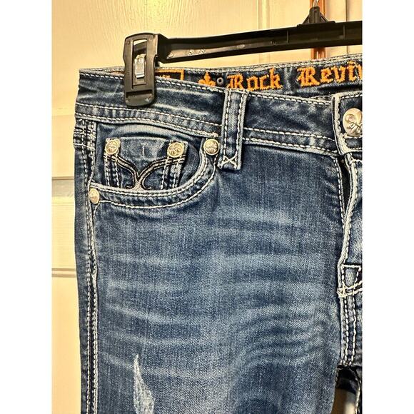 Rock Revival Women’s Jean Lucille boot rhinestone western size 29 rodeo - Picture 11 of 13